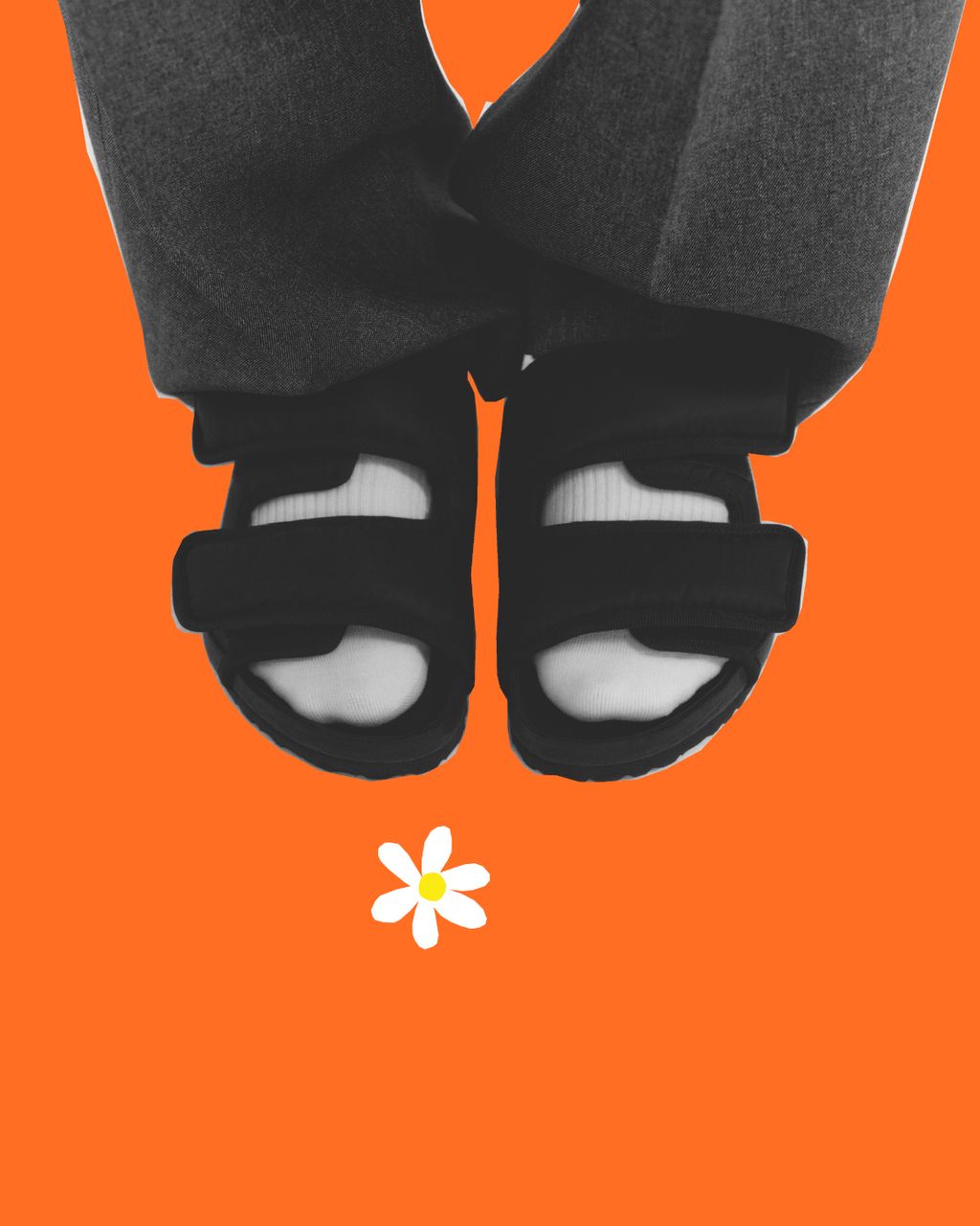 Fashion Week Paris Spring/Summer 2025 look 8 from the Birkenstock 1774 collection menswear accessories