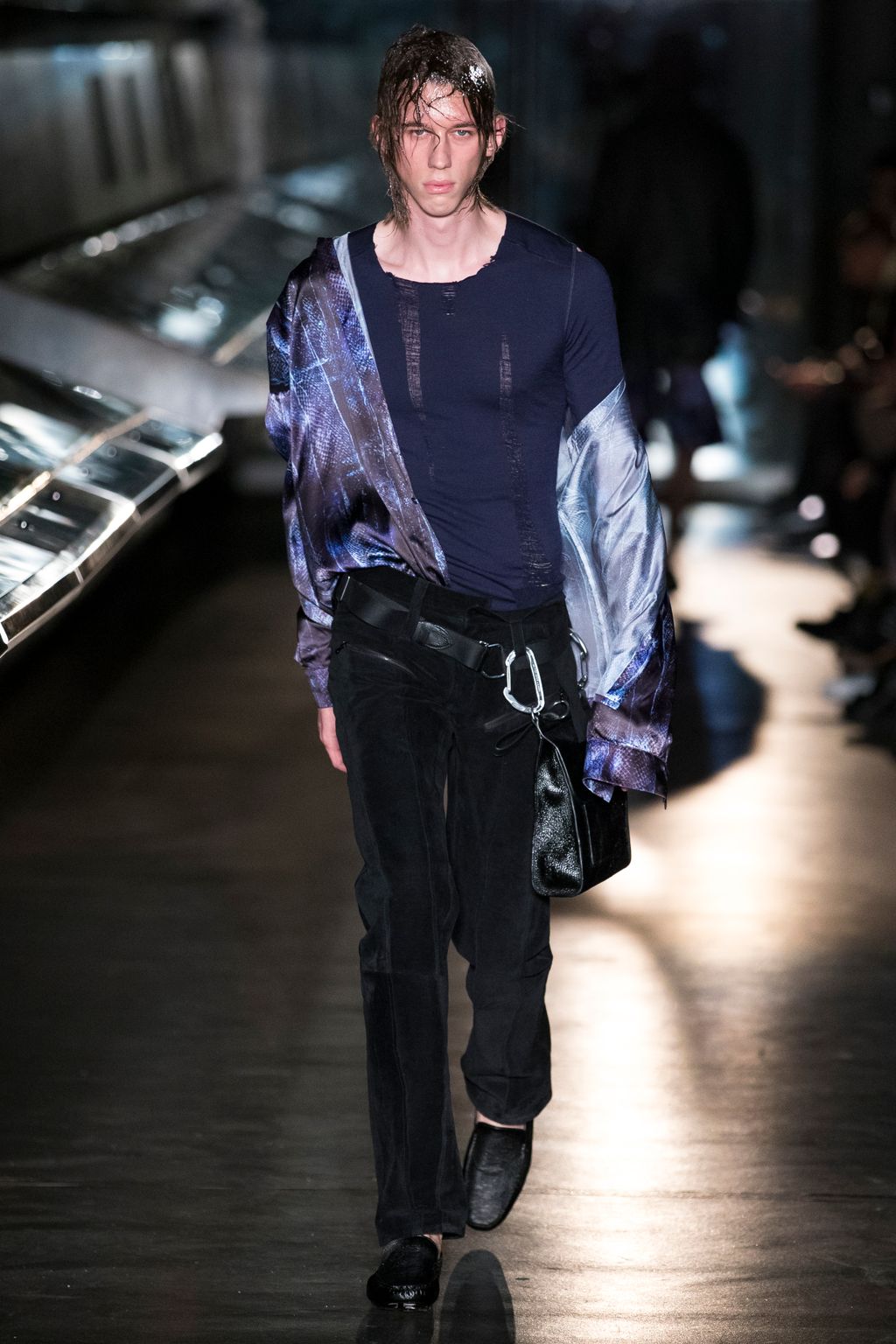 Fashion Week London Fall/Winter 2018 look 3 from the Cottweiler collection menswear