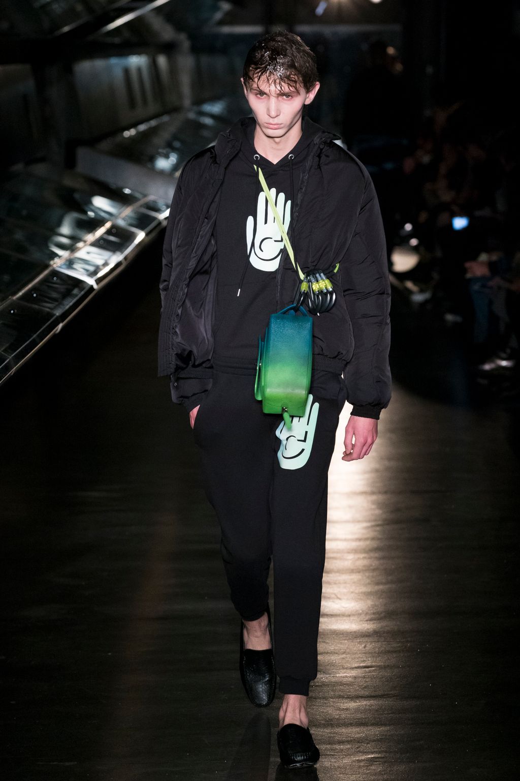 Fashion Week London Fall/Winter 2018 look 5 from the Cottweiler collection menswear