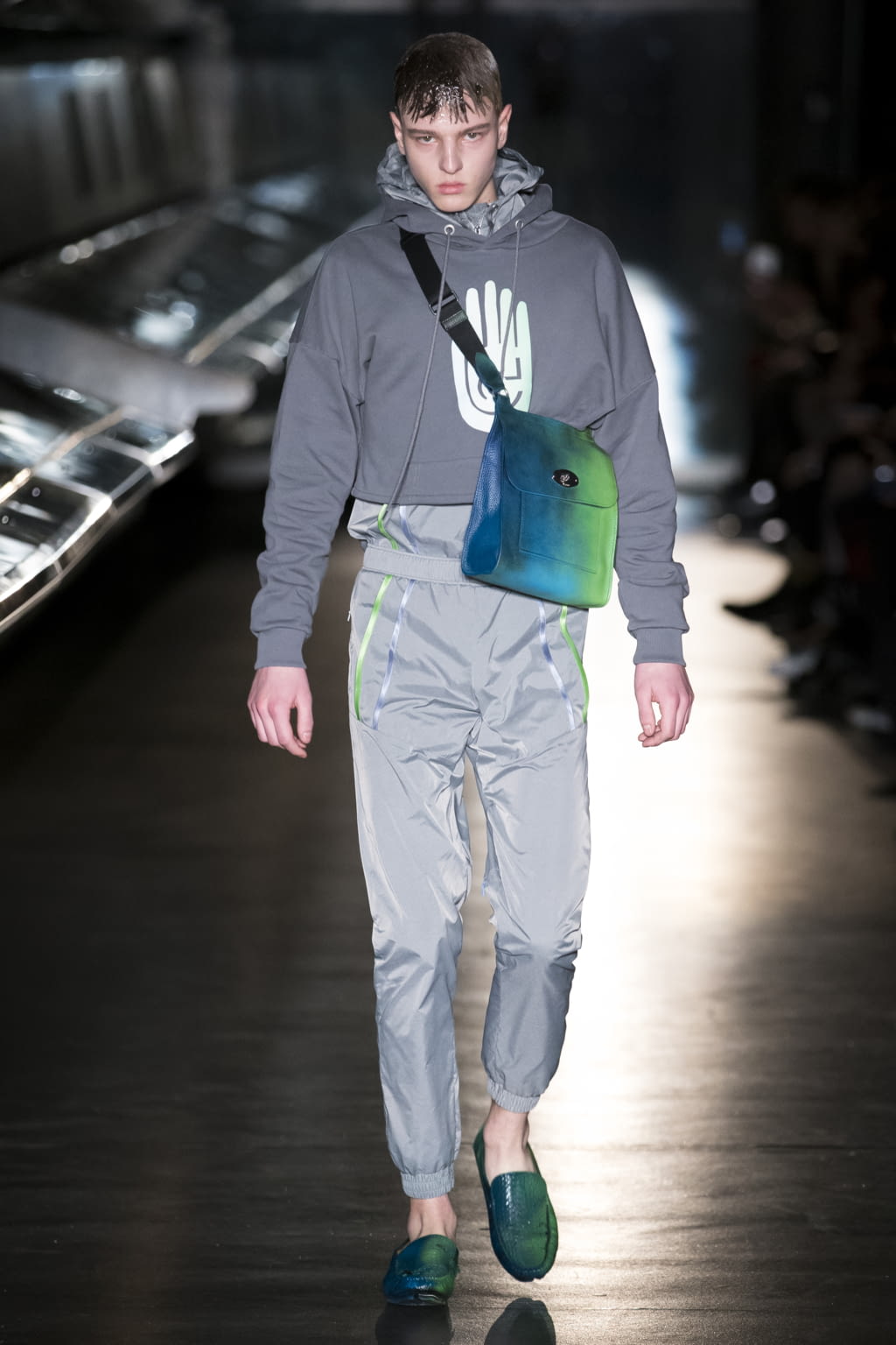 Fashion Week London Fall/Winter 2018 look 6 from the Cottweiler collection menswear