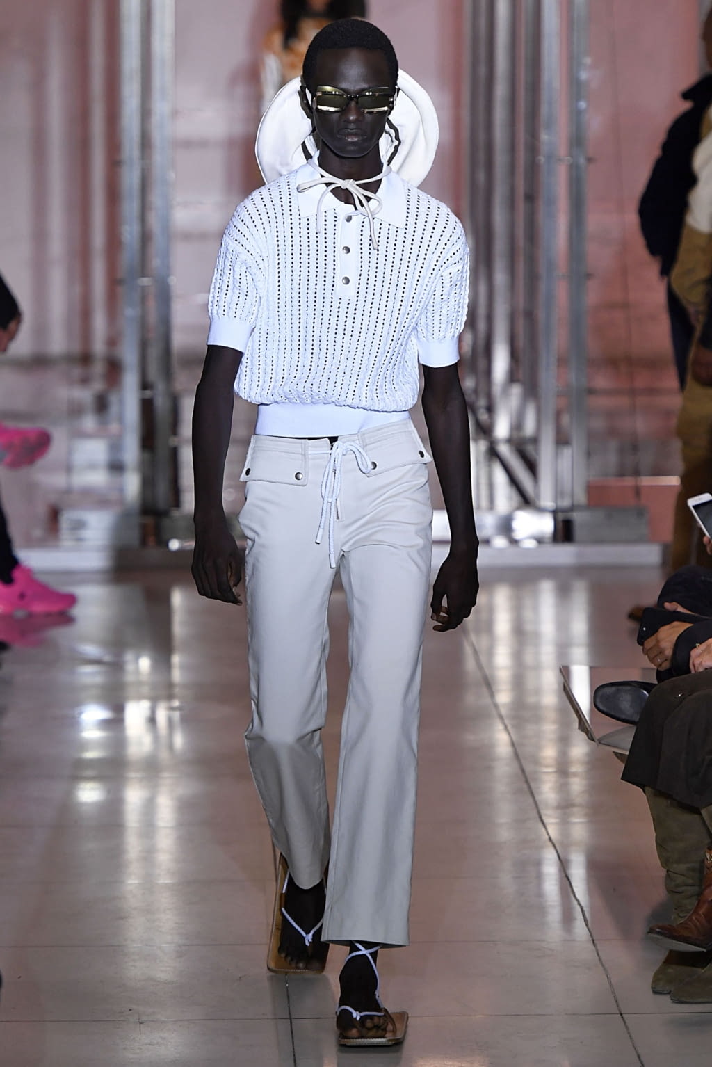 Fashion Week Paris Spring/Summer 2019 look 15 from the Courrèges collection womenswear