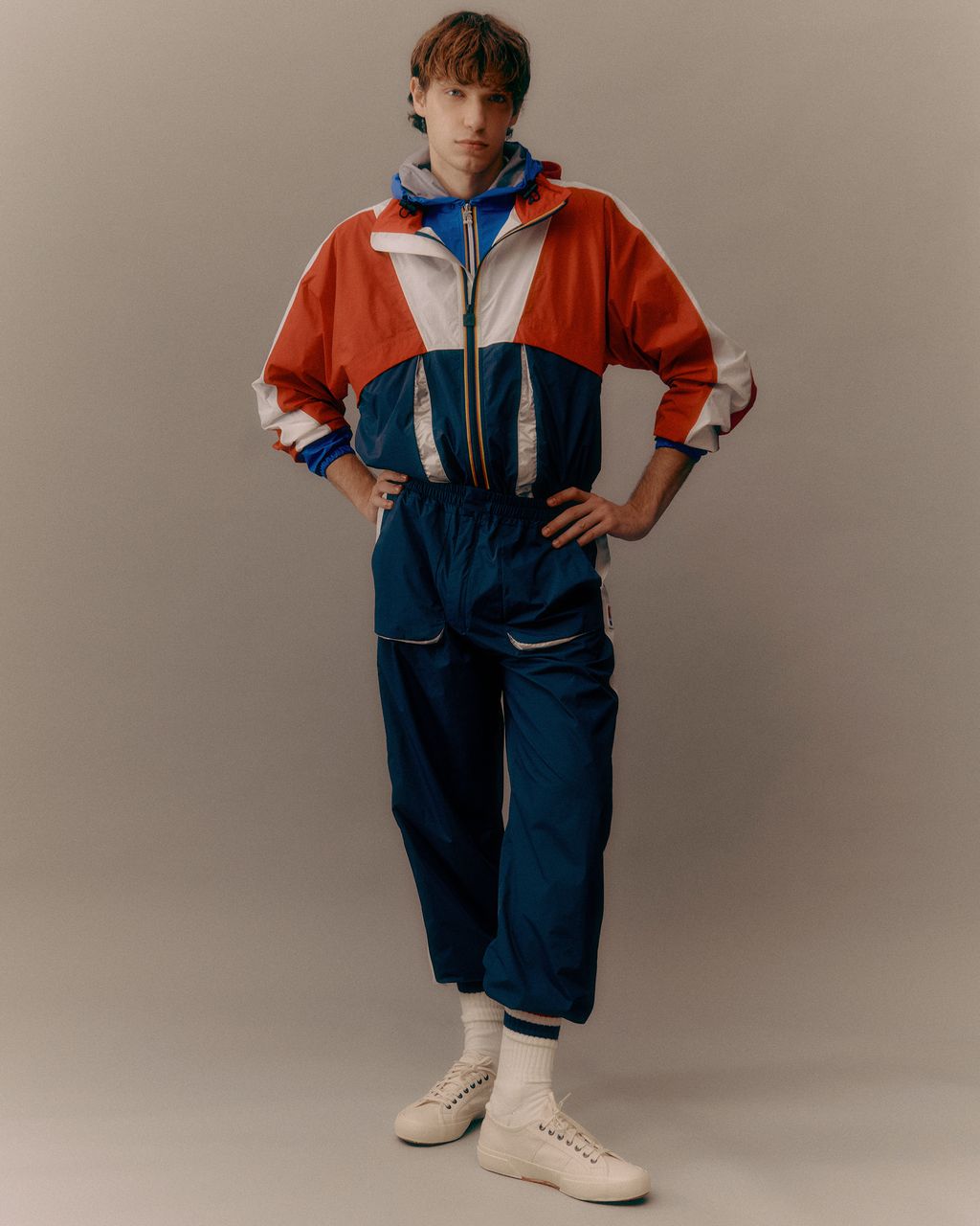 Fashion Week Milan Spring-Summer 2025 look 1 from the K-WAY collection menswear