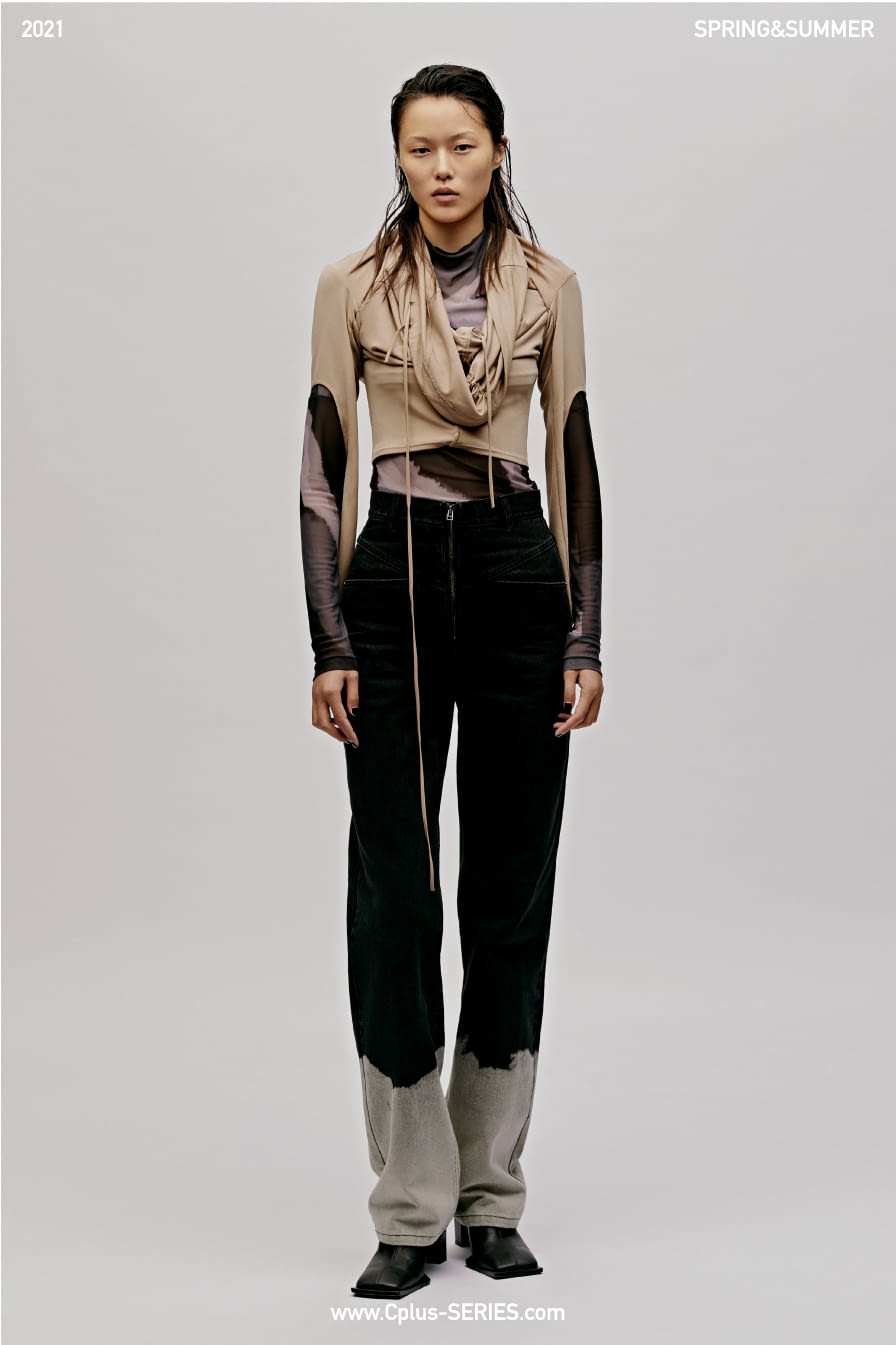 Fashion Week New York Spring/Summer 2021 look 1 from the C+Plus Series collection womenswear