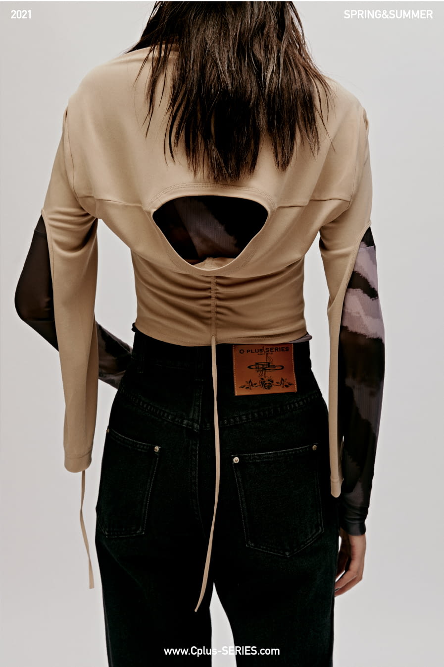 Fashion Week New York Spring/Summer 2021 look 2 from the C+Plus Series collection womenswear