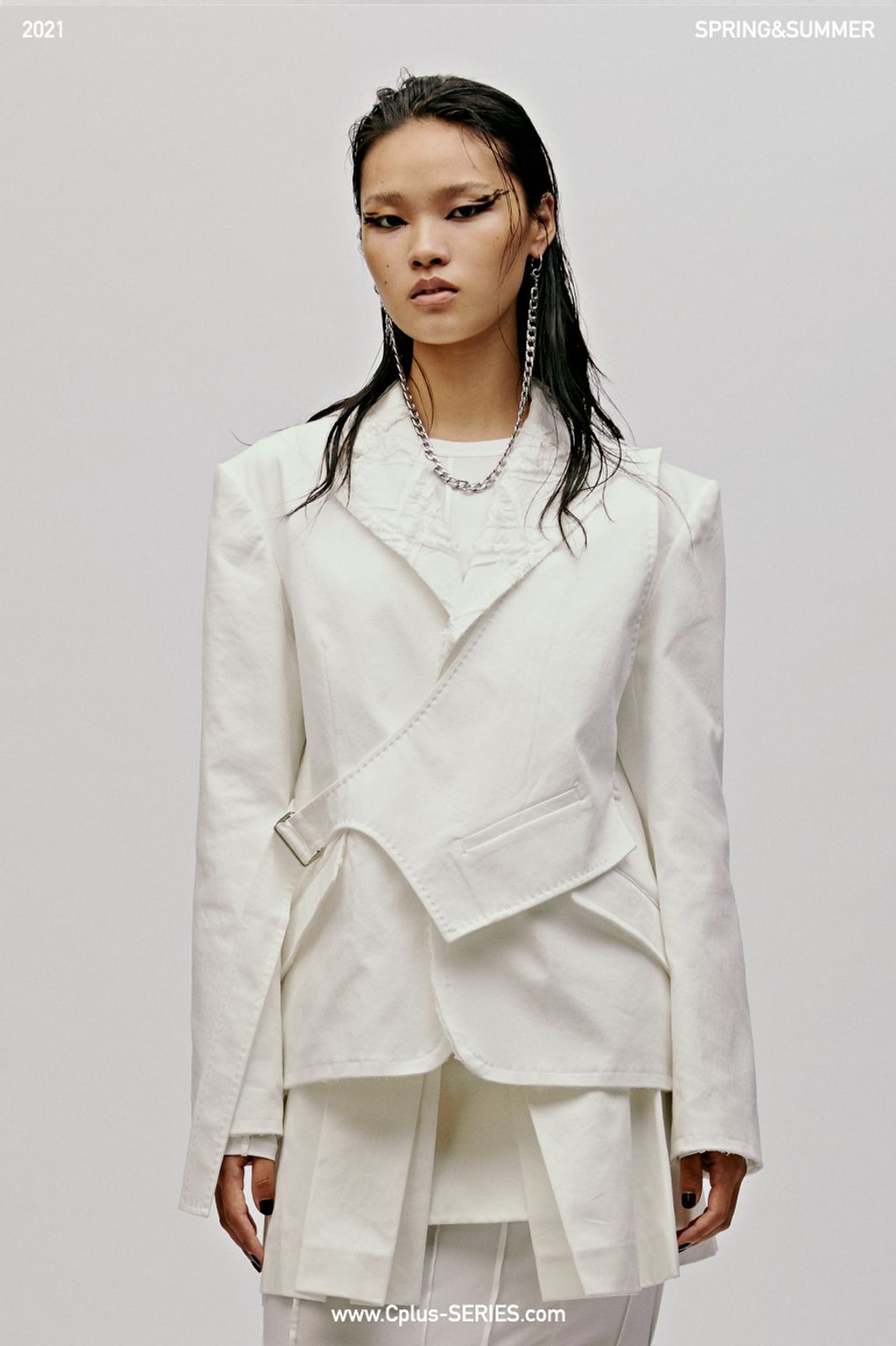 Fashion Week New York Spring/Summer 2021 look 10 from the C+Plus Series collection womenswear