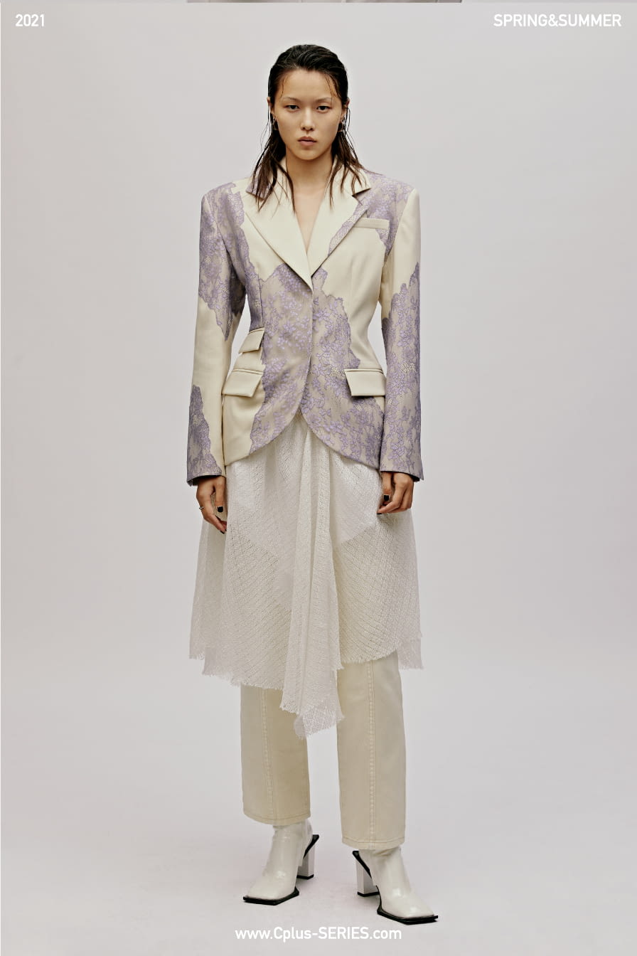 Fashion Week New York Spring/Summer 2021 look 13 from the C+Plus Series collection womenswear