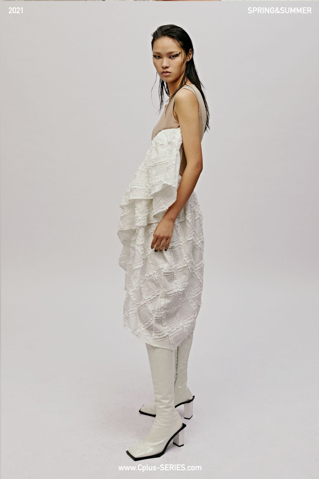 Fashion Week New York Spring/Summer 2021 look 15 from the C+Plus Series collection womenswear
