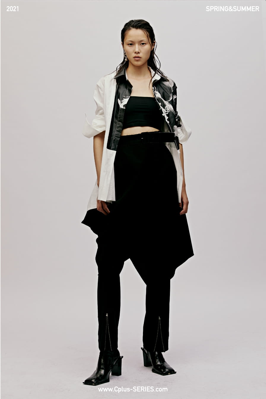 Fashion Week New York Spring/Summer 2021 look 19 from the C+Plus Series collection womenswear