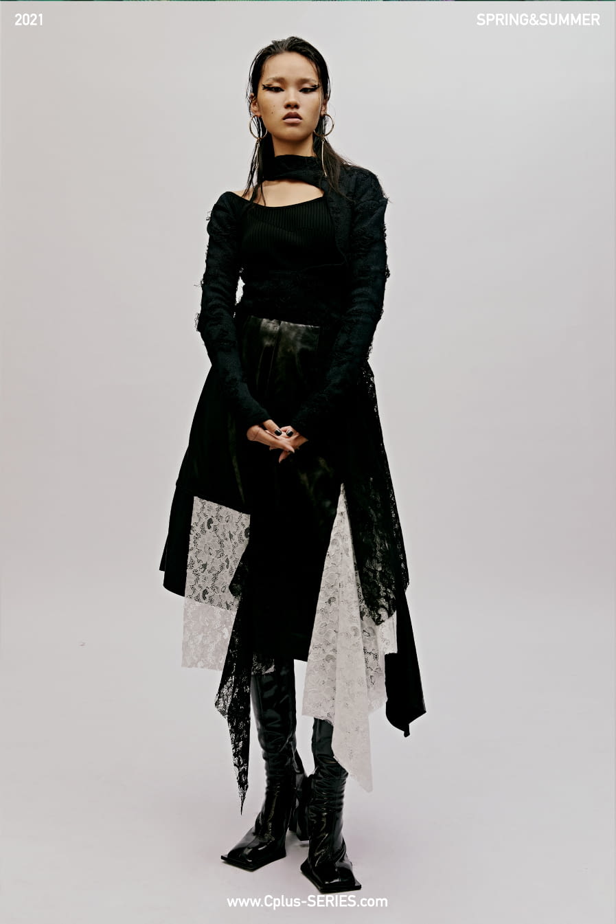 Fashion Week New York Spring/Summer 2021 look 20 from the C+Plus Series collection womenswear