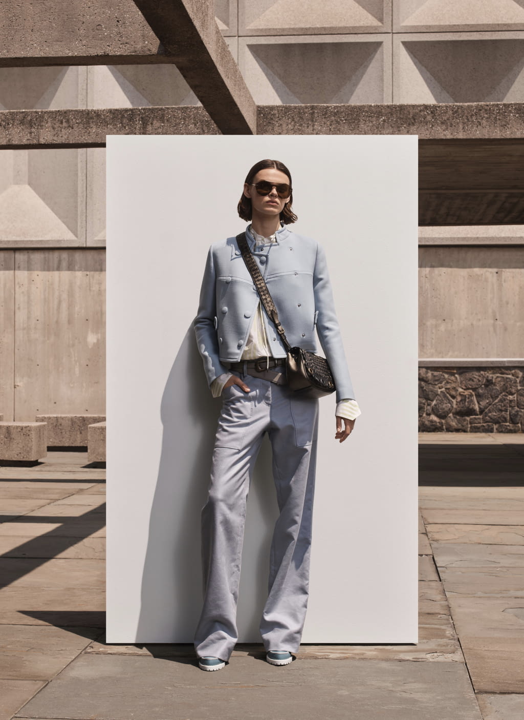 Fashion Week New York Resort 2019 look 10 from the Bottega Veneta collection 女装