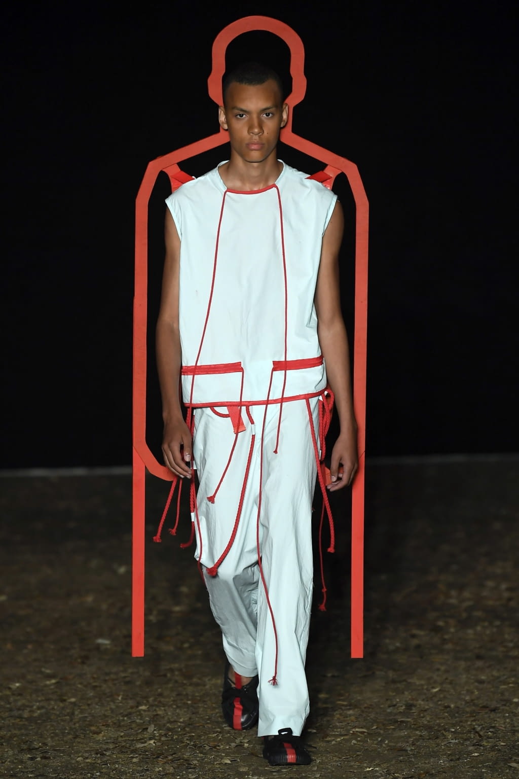 Fashion Week Florence Spring/Summer 2019 look 7 from the Craig Green collection menswear
