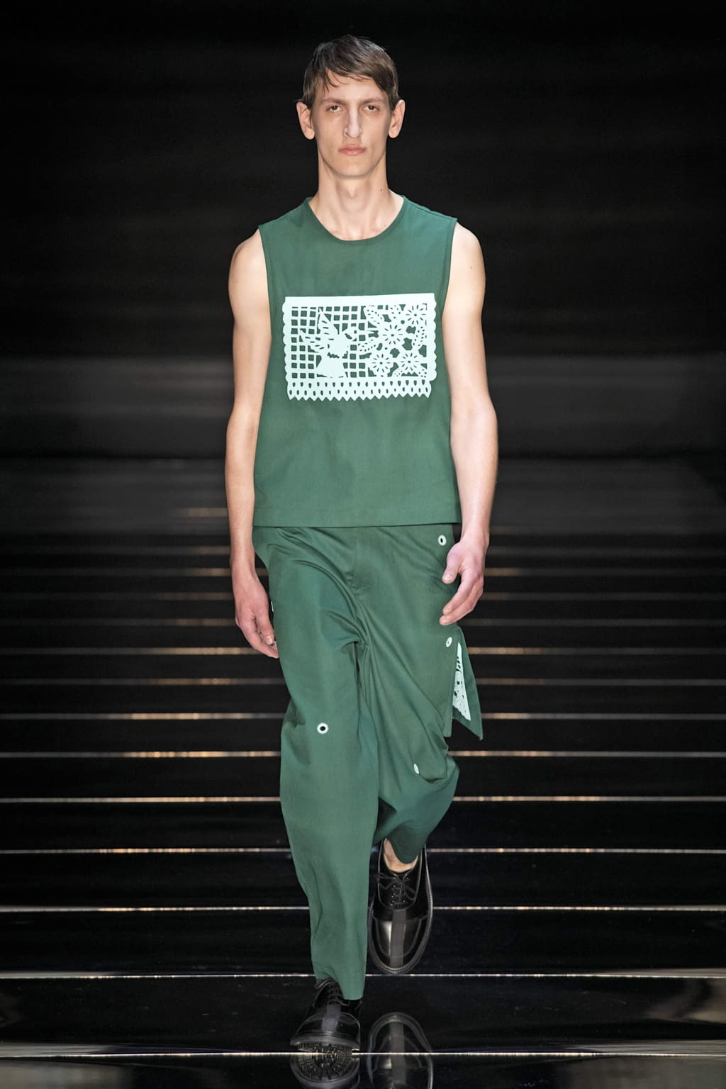 Fashion Week London Spring/Summer 2020 look 28 from the Craig Green collection menswear