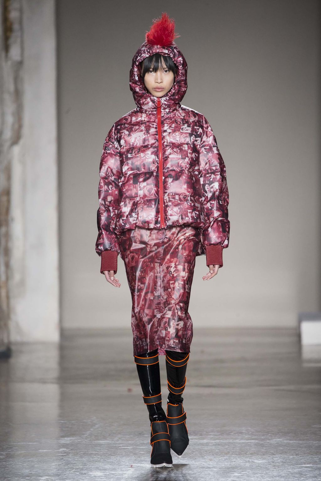 Fashion Week Milan Fall/Winter 2018 look 11 from the Cristiano Burani collection womenswear
