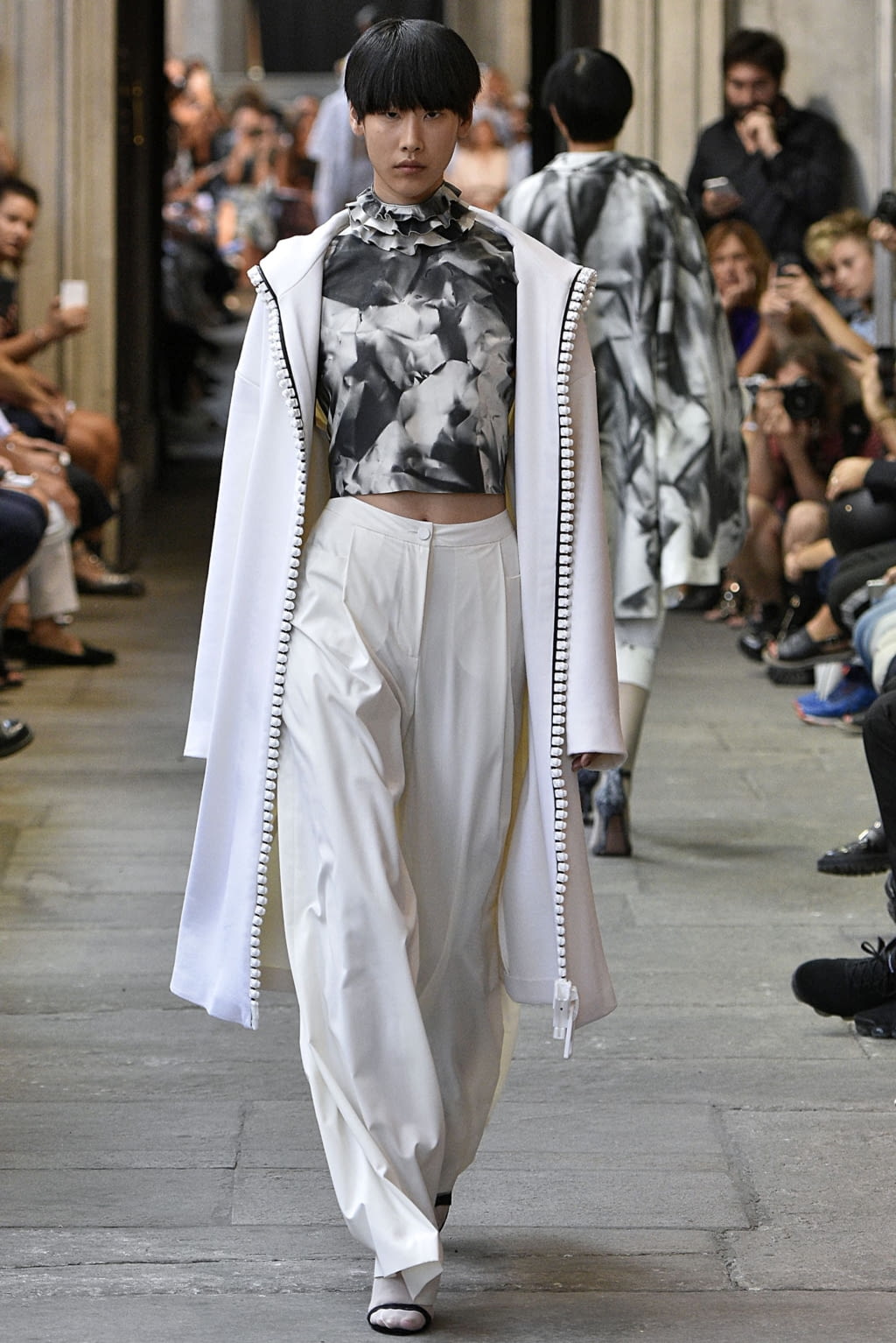 Fashion Week Milan Spring/Summer 2019 look 22 from the Cristiano Burani collection womenswear