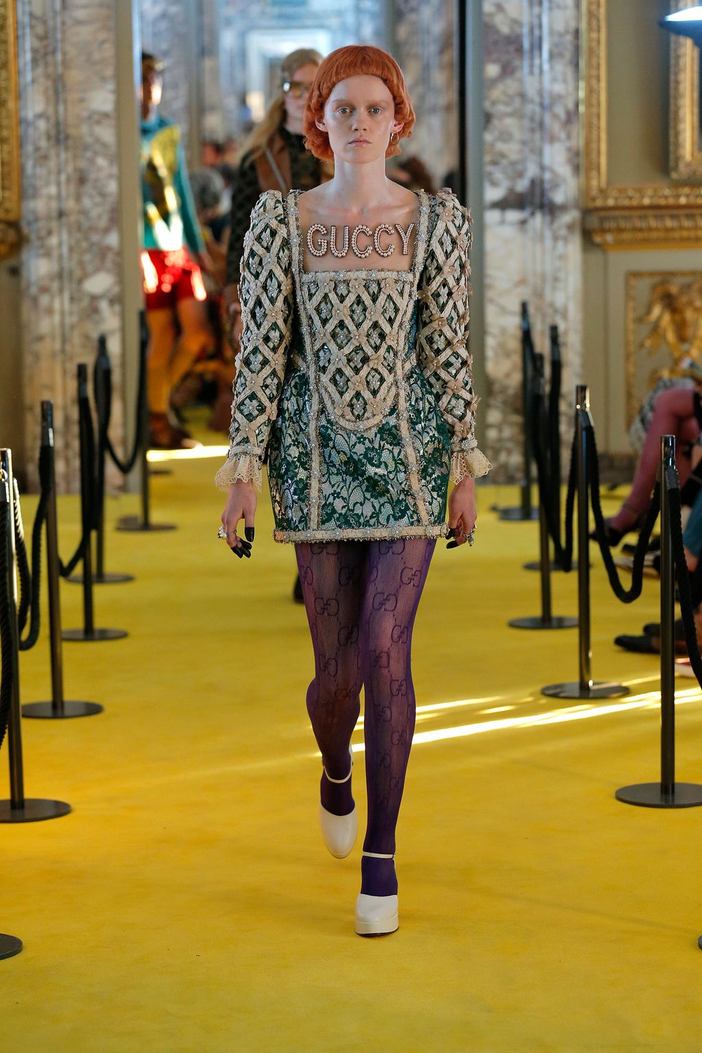 Fashion Week Milan Resort 2018 look 104 de la collection Gucci womenswear