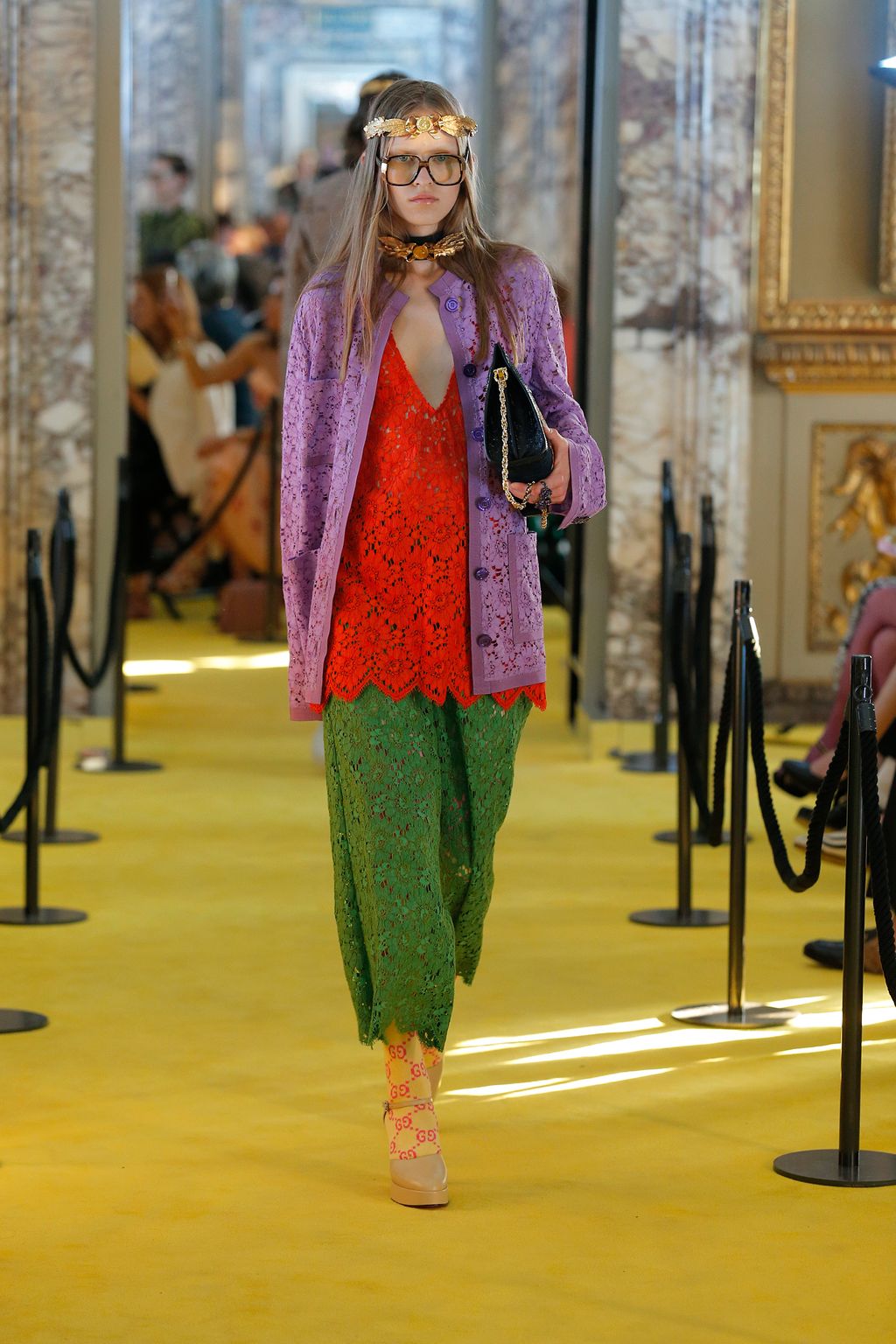 Fashion Week Milan Resort 2018 look 13 de la collection Gucci womenswear