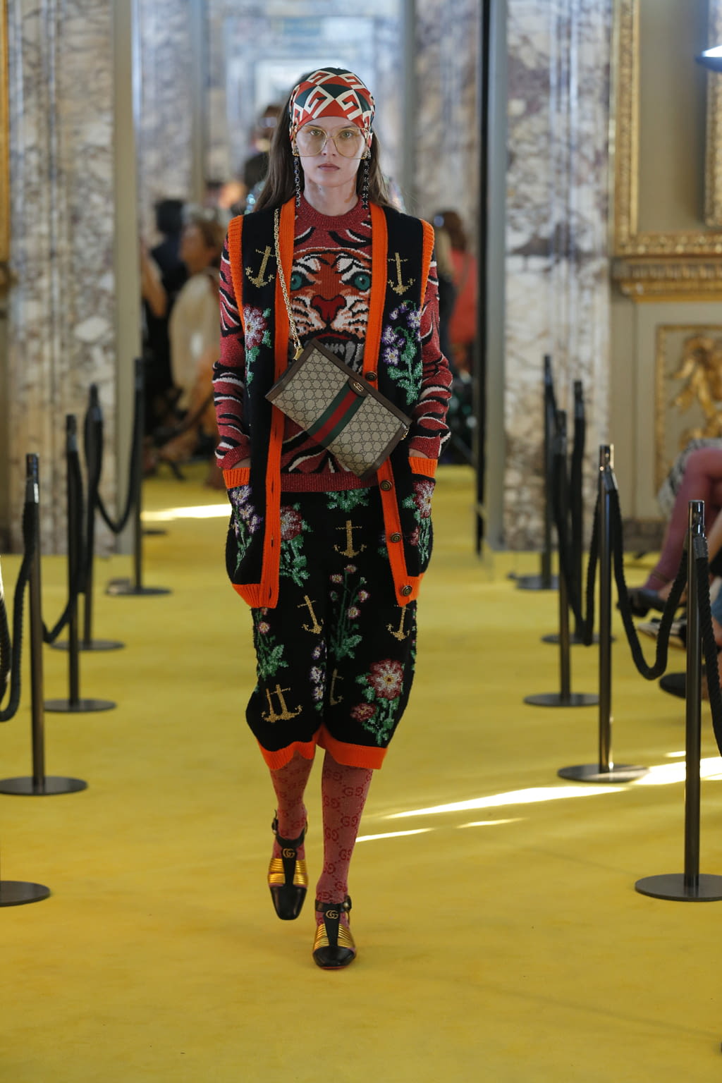 Fashion Week Milan Resort 2018 look 71 from the Gucci collection 女装