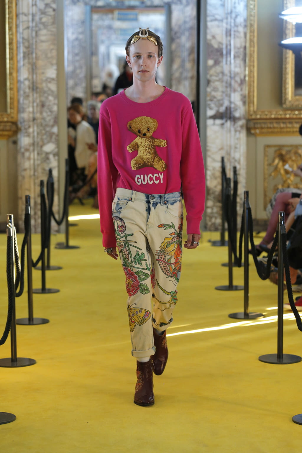Fashion Week Milan Resort 2018 look 83 de la collection Gucci womenswear