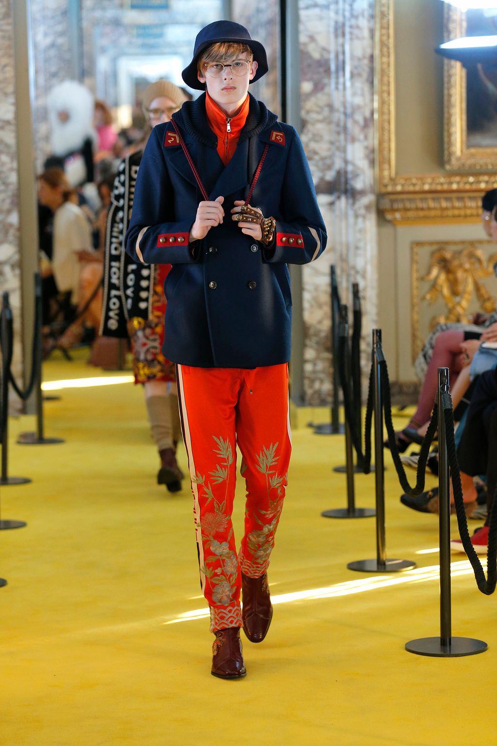 Fashion Week Milan Resort 2018 look 87 de la collection Gucci womenswear