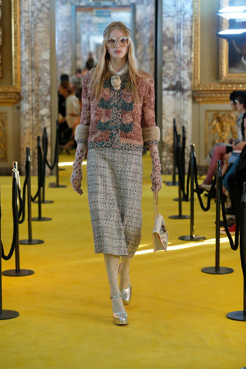 Fashion Week Milan Resort 2018 look 97 from the Gucci collection womenswear