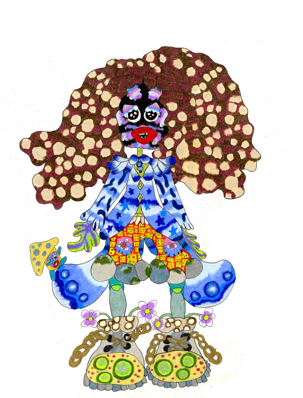 Fashion Week New York Spring/Summer 2021 look 10 from the Collina Strada collection 女装