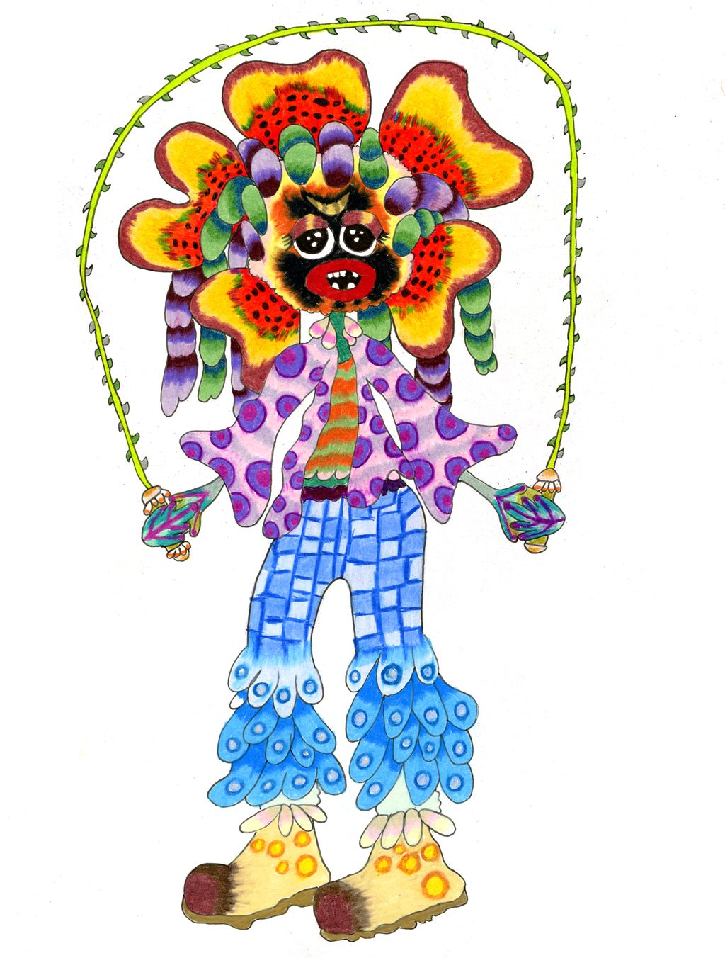 Fashion Week New York Spring/Summer 2021 look 30 from the Collina Strada collection womenswear