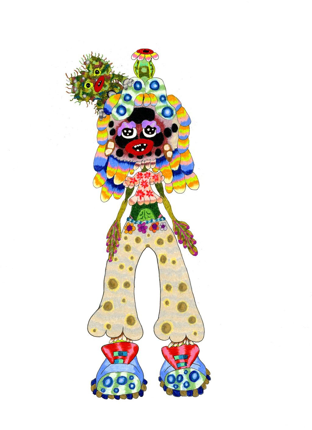 Fashion Week New York Spring/Summer 2021 look 34 de la collection Collina Strada womenswear