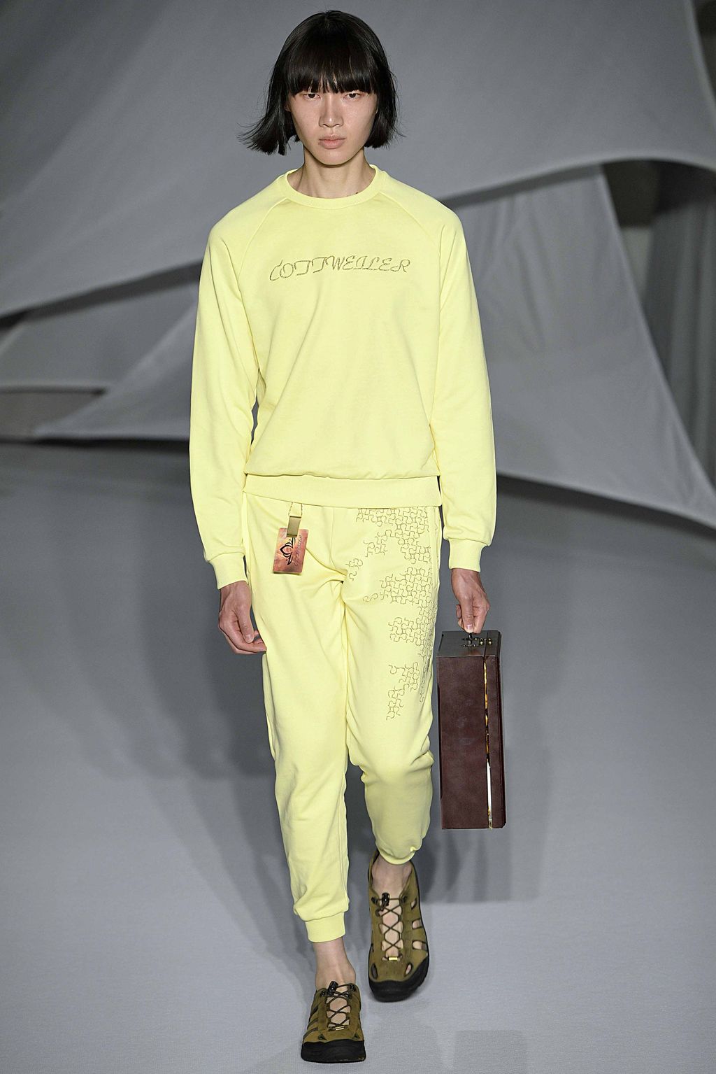 Fashion Week London Spring/Summer 2019 look 20 from the Cottweiler collection menswear