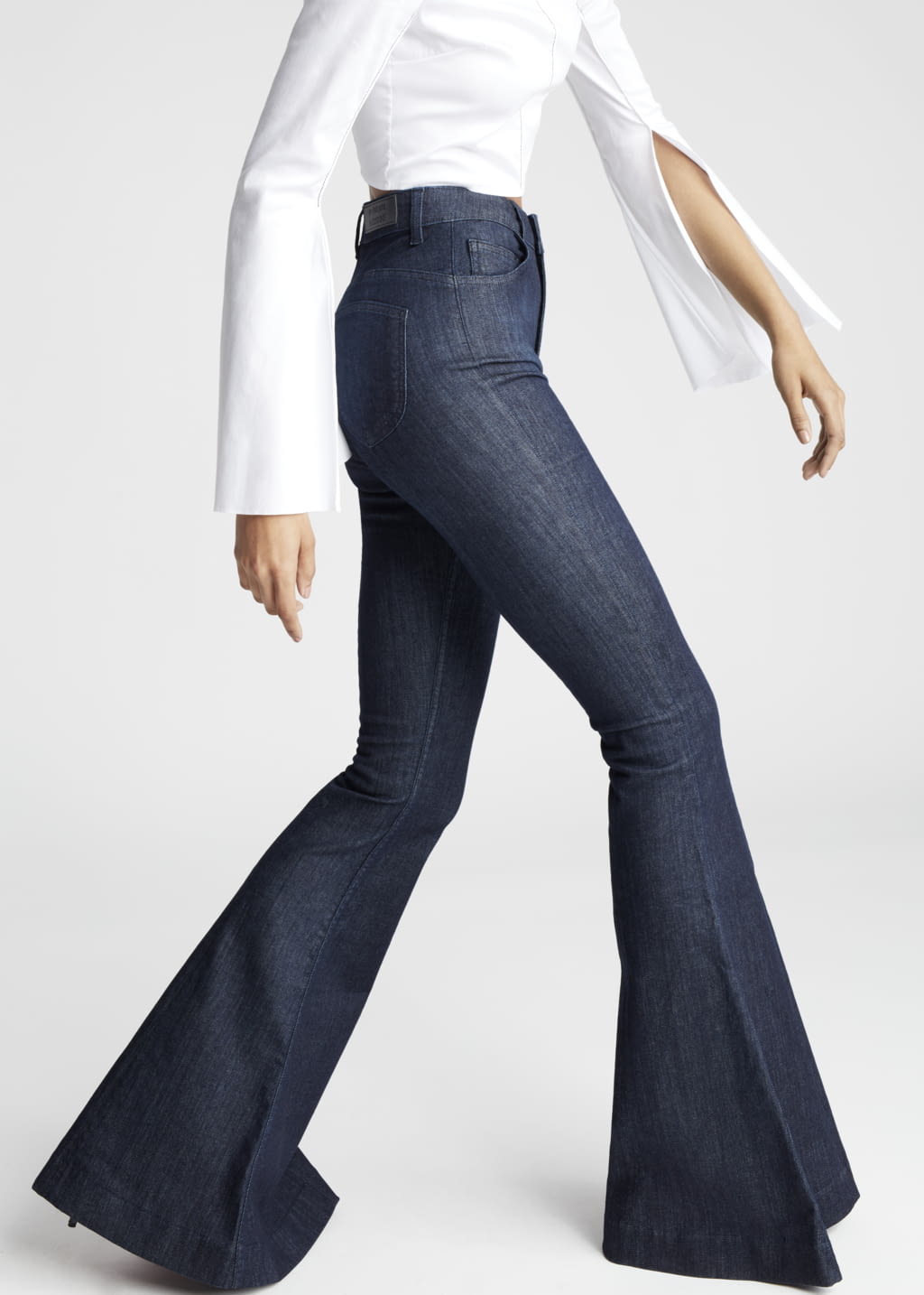 Fashion Week New York Spring/Summer 2019 look 10 from the CUSHNIE  X LEE JEANS collection womenswear