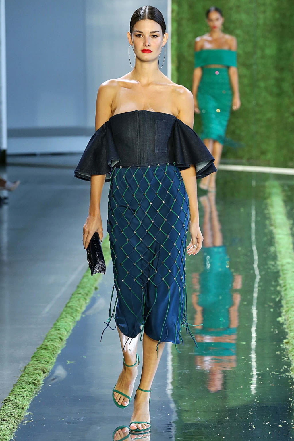 Fashion Week New York Spring/Summer 2019 look 14 from the Cushnie collection womenswear