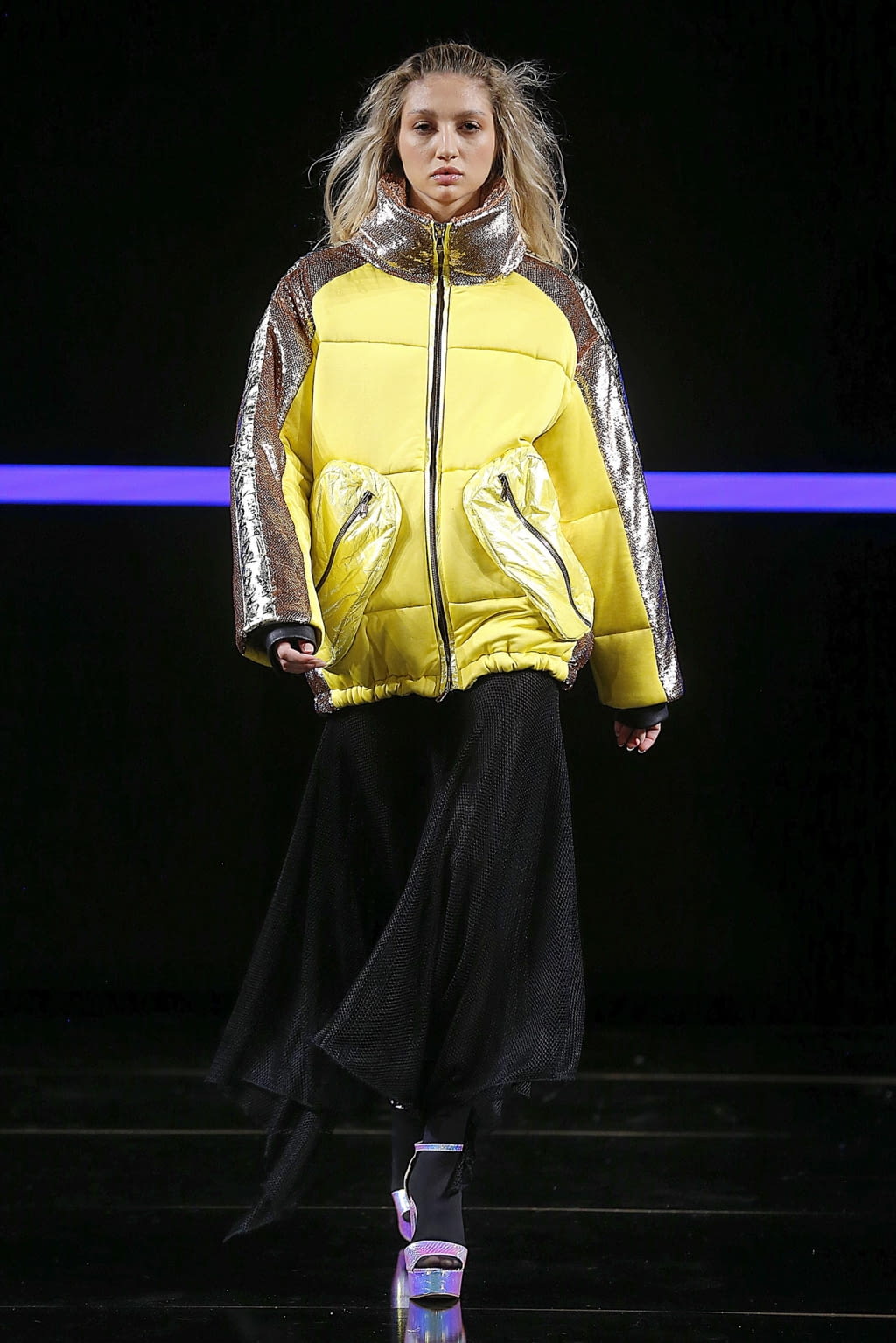 Fashion Week New York Fall/Winter 2020 look 23 from the Custo Barcelona collection womenswear