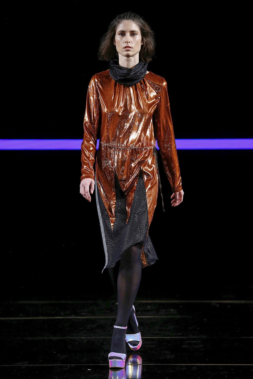 Fashion Week New York Fall/Winter 2020 look 44 from the Custo Barcelona collection womenswear