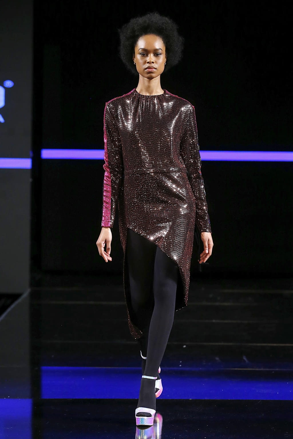 Fashion Week New York Fall/Winter 2020 look 55 from the Custo Barcelona collection womenswear