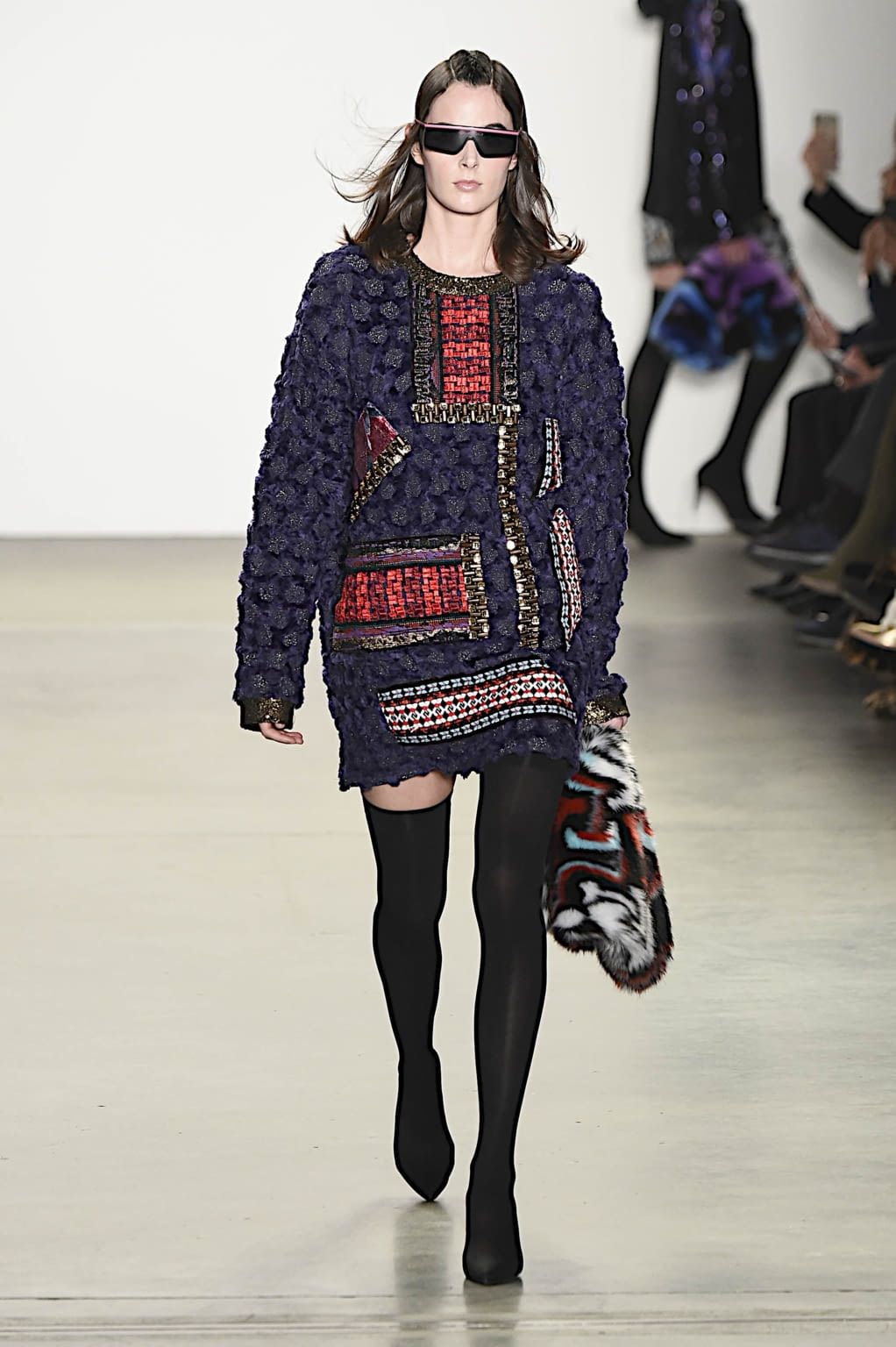 Fashion Week New York Fall/Winter 2019 look 13 from the Custo Barcelona collection 女装