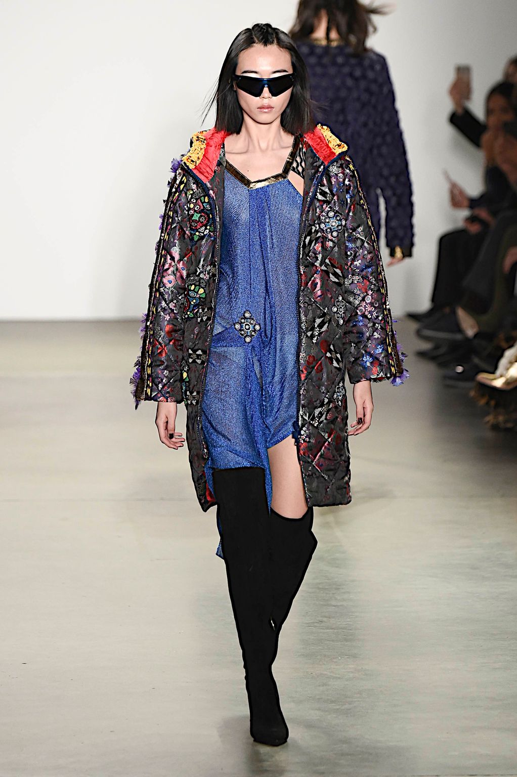 Fashion Week New York Fall/Winter 2019 look 14 from the Custo Barcelona collection 女装