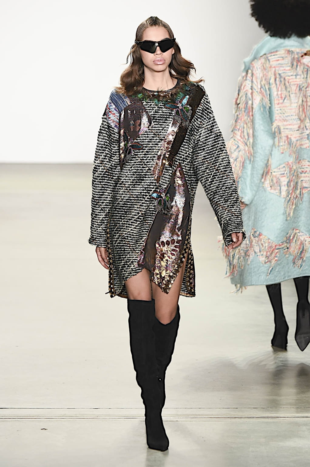Fashion Week New York Fall/Winter 2019 look 21 from the Custo Barcelona collection womenswear