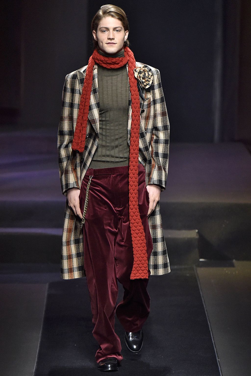 Fashion Week Milan Fall/Winter 2018 look 26 from the Daks collection 男装