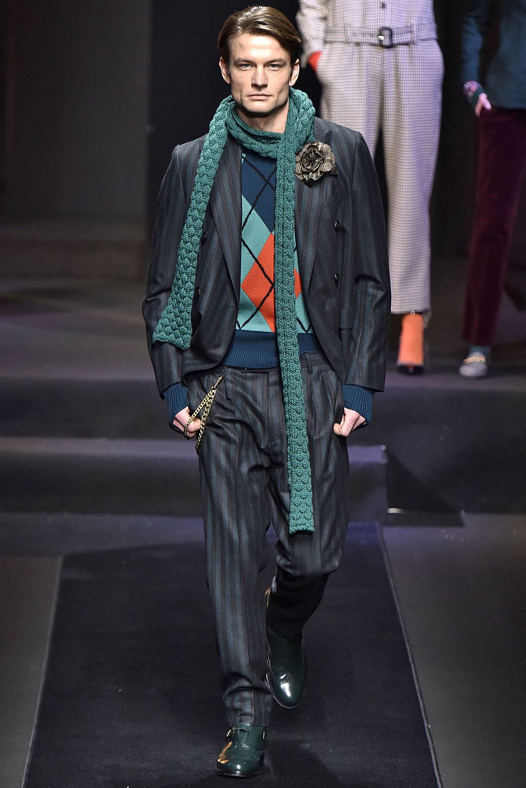 Fashion Week Milan Fall/Winter 2018 look 41 from the Daks collection 男装