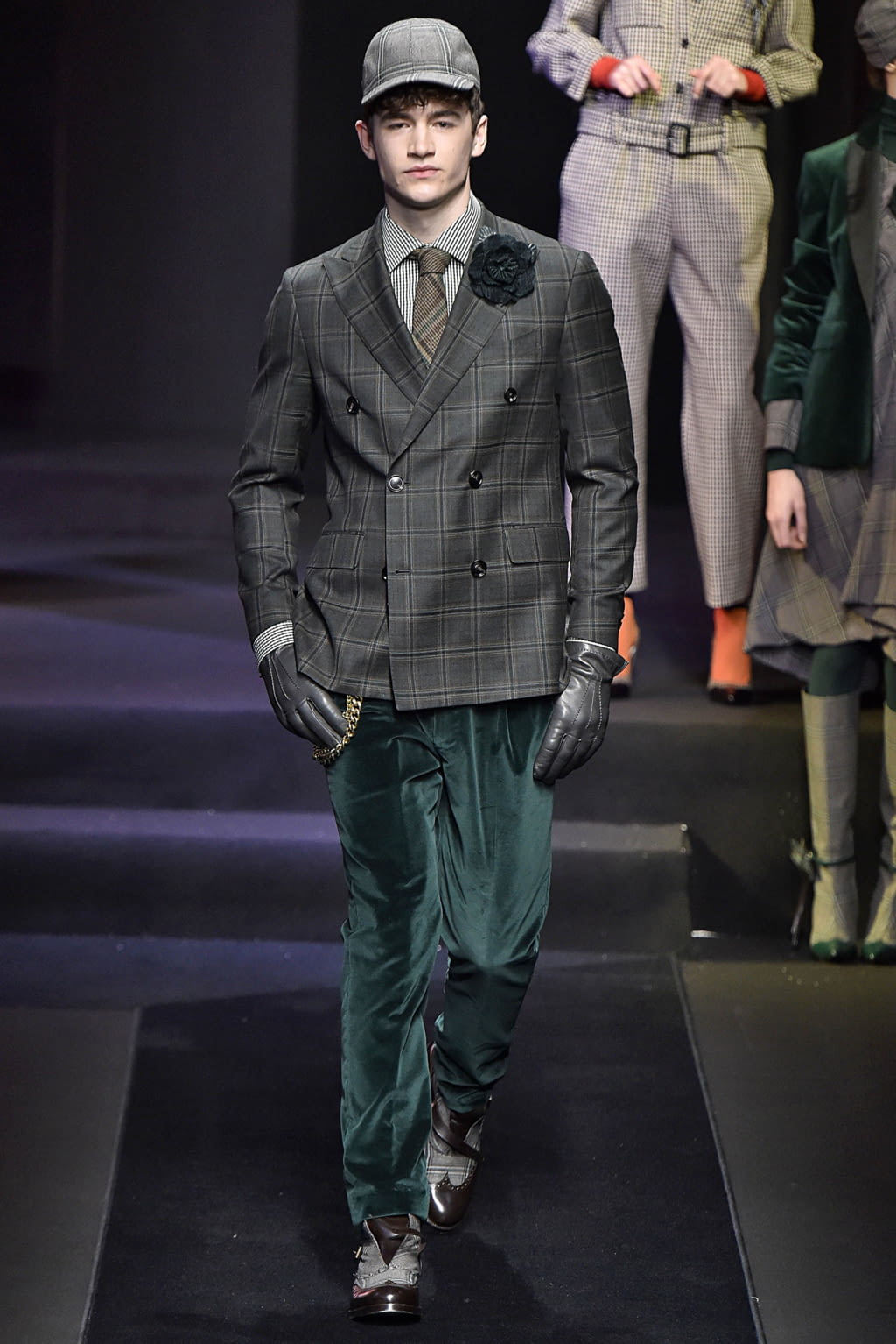 Fashion Week Milan Fall/Winter 2018 look 47 from the Daks collection 男装