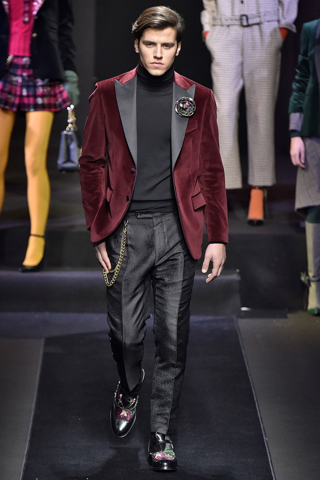 Fashion Week Milan Fall/Winter 2018 look 56 from the Daks collection 男装