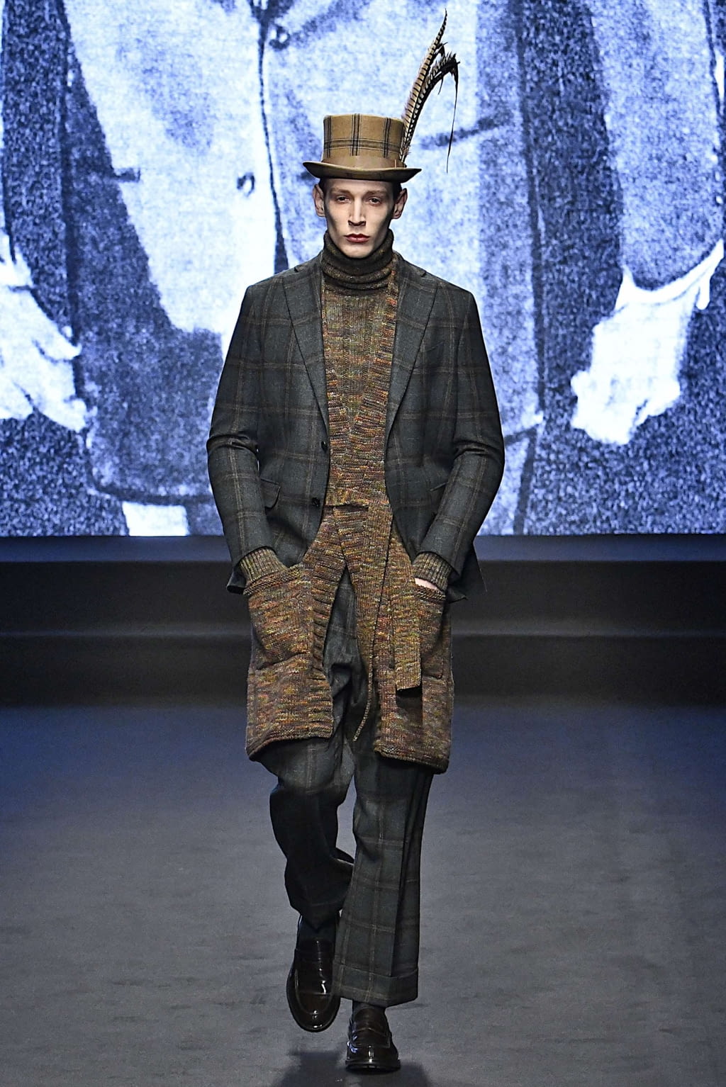 Fashion Week Milan Fall/Winter 2019 look 3 from the Daks collection 男装