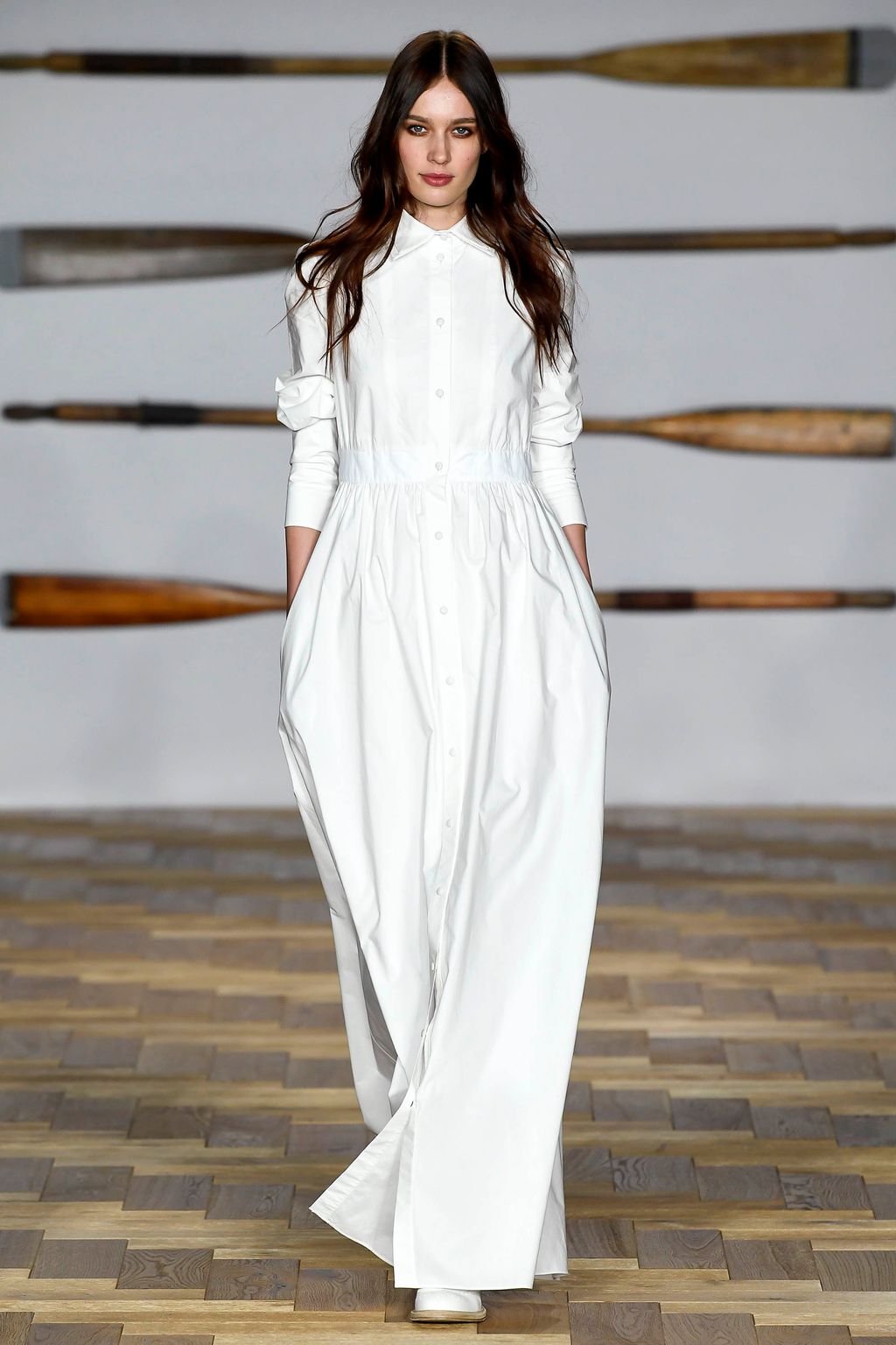 Fashion Week London Spring/Summer 2018 look 11 from the Daks collection 女装