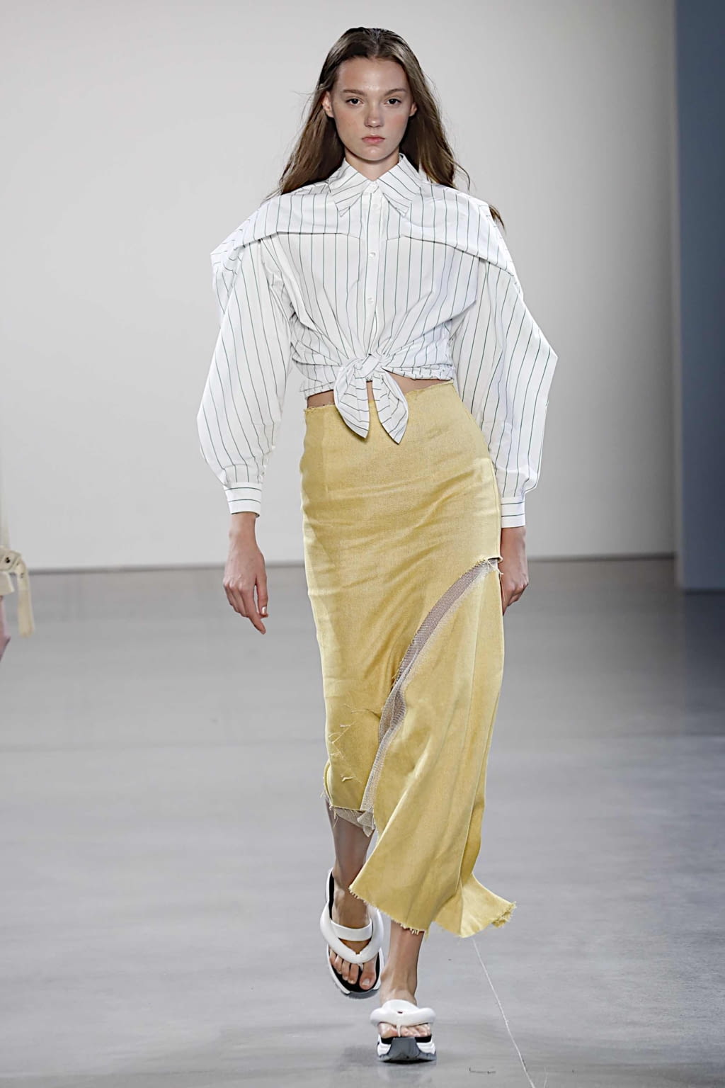 Fashion Week New York Spring/Summer 2020 look 17 from the Damo Wang collection womenswear
