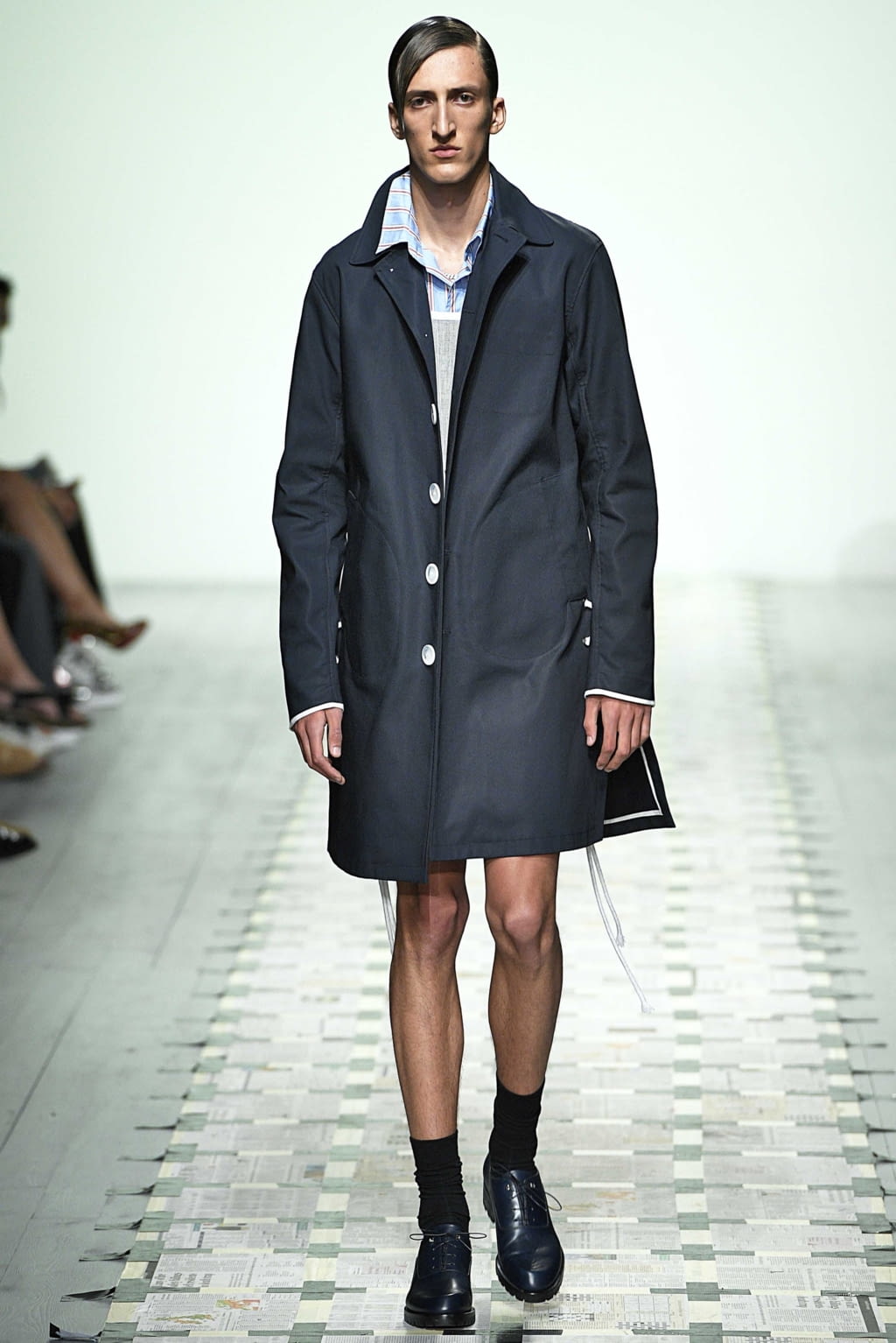 Fashion Week London Spring/Summer 2019 look 6 from the Daniel W Fletcher collection 男装