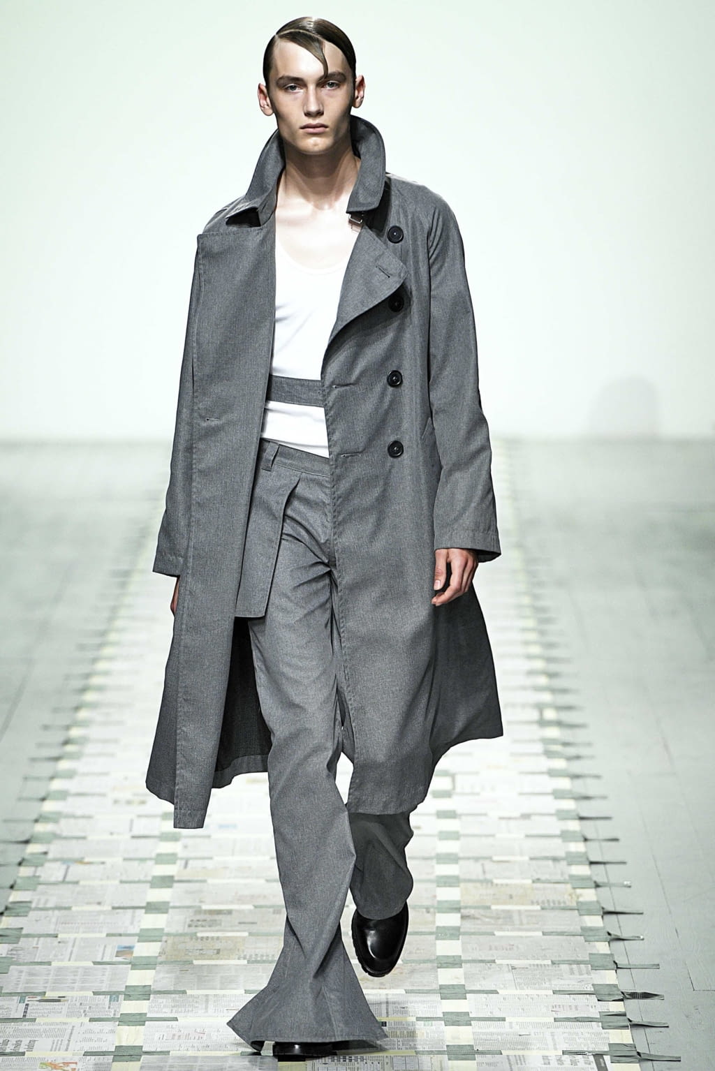 Fashion Week London Spring/Summer 2019 look 11 from the Daniel W Fletcher collection 男装