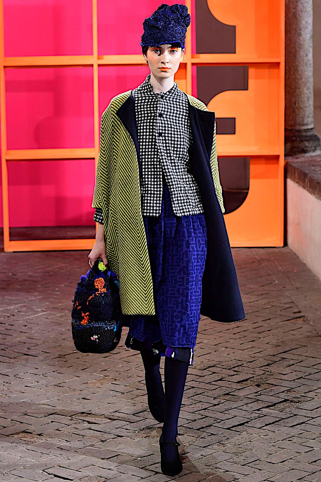 Fashion Week Milan Fall/Winter 2019 look 32 from the Daniela Gregis collection womenswear