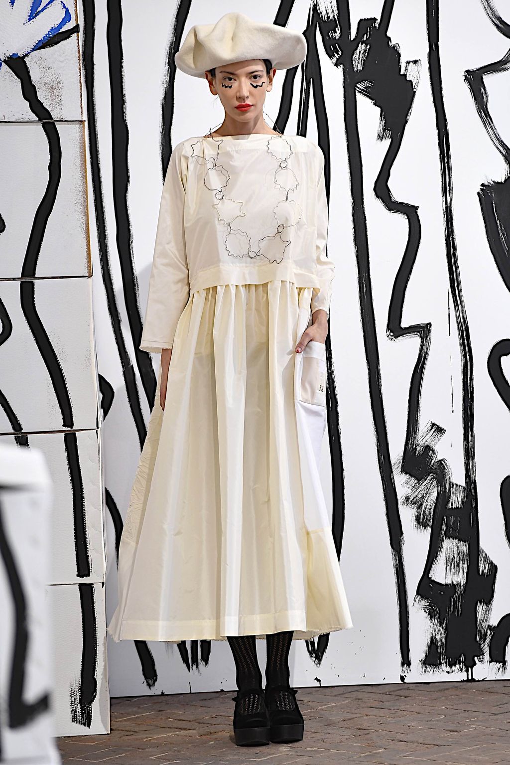 Fashion Week Milan Fall/Winter 2020 look 55 from the Daniela Gregis collection womenswear