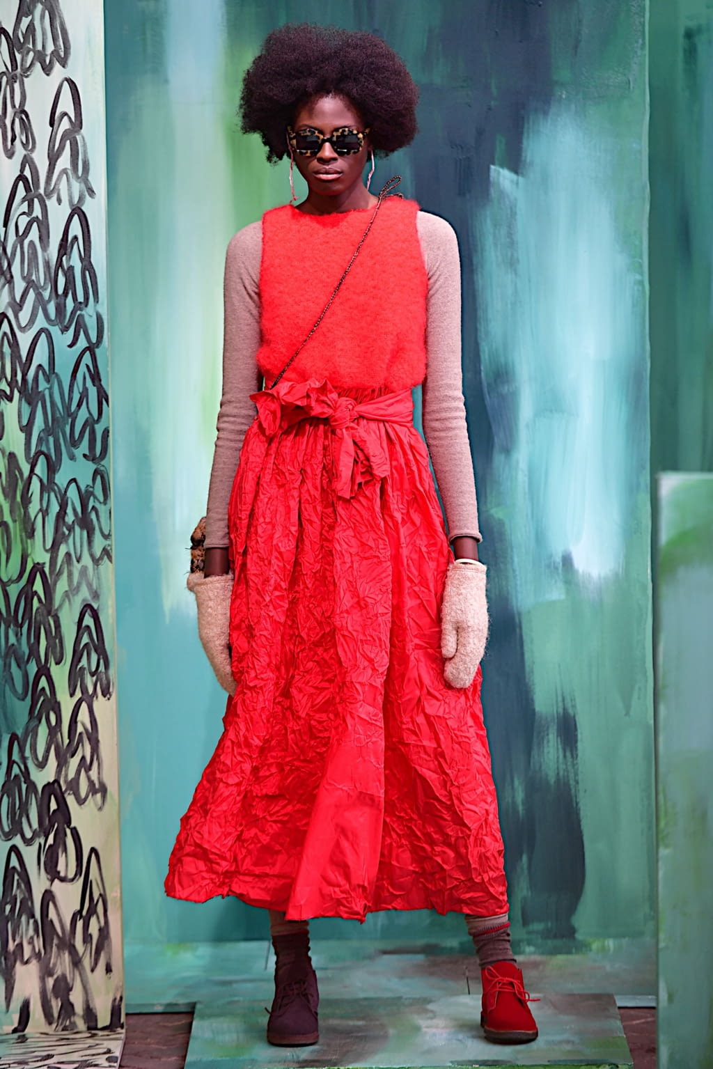 Fashion Week Milan Fall/Winter 2022 look 4 from the Daniela Gregis collection womenswear