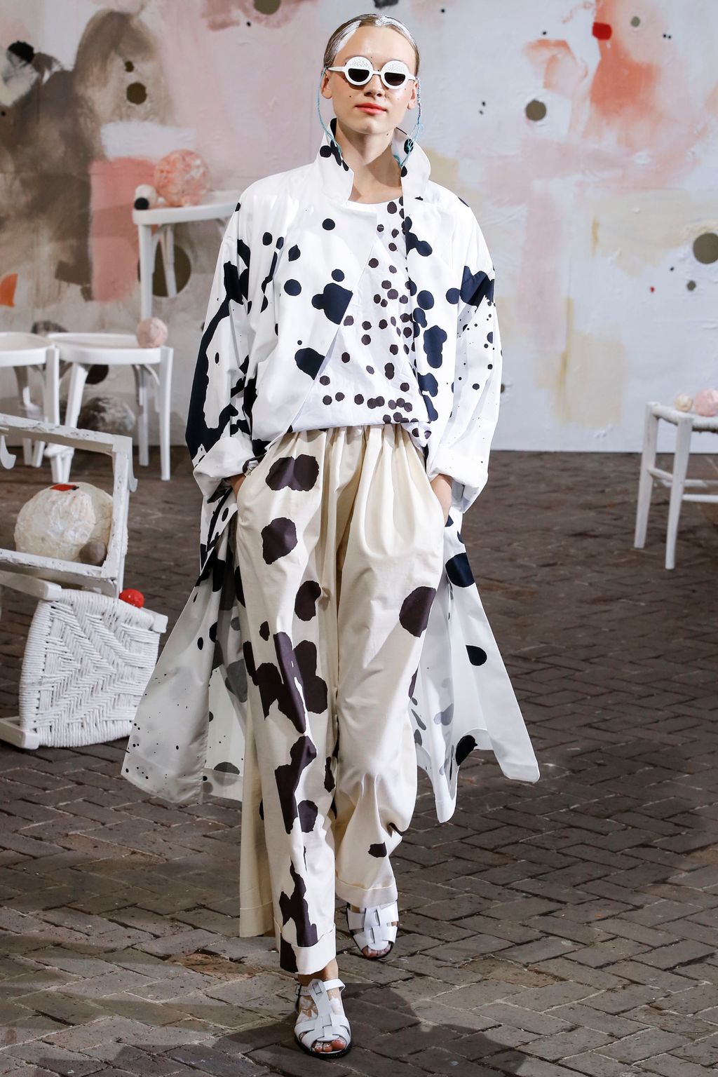 Fashion Week Milan Spring/Summer 2019 look 11 from the Daniela Gregis collection womenswear
