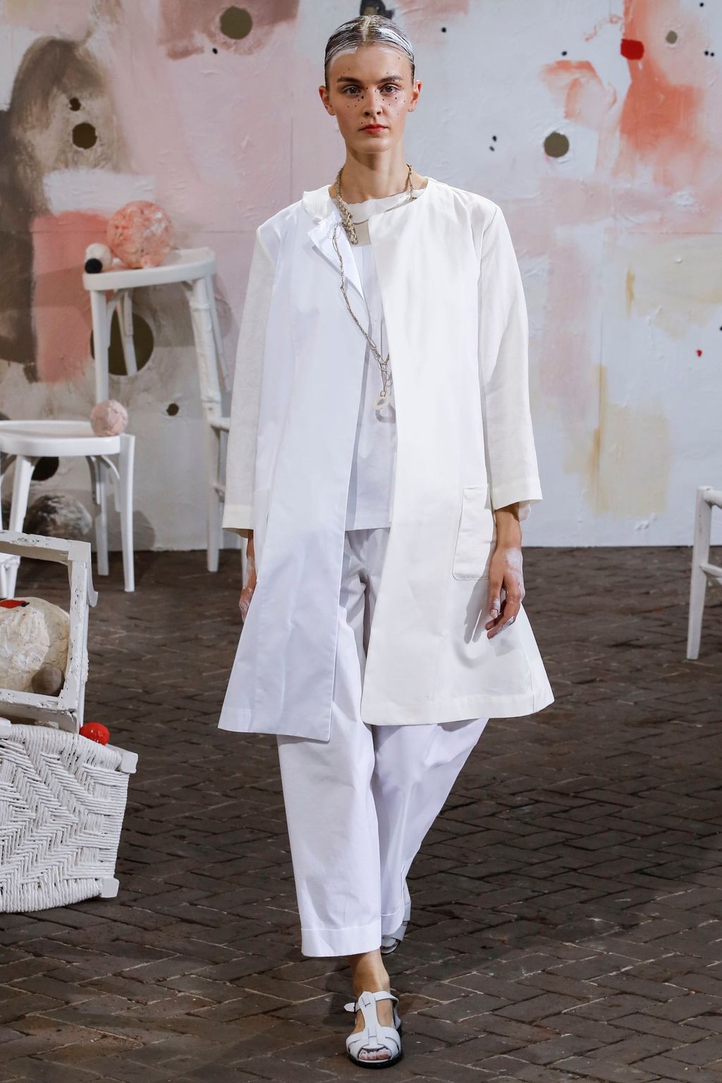 Fashion Week Milan Spring/Summer 2019 look 14 from the Daniela Gregis collection 女装